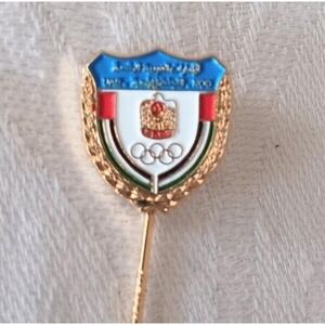 1984 UAE Olympic Commitee Stick Pin NOC Olympics United Arab Emirites